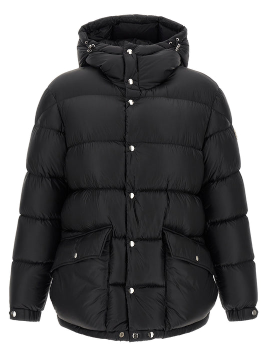 Moncler Black Polyamide Full-Length Jacket