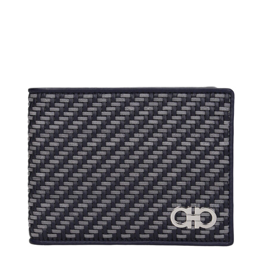 Portefeuille Ferragamo homme en cuir bleu – FE15646537023753BT