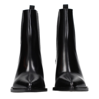 Christian Dior Black Leather Ankle Boots