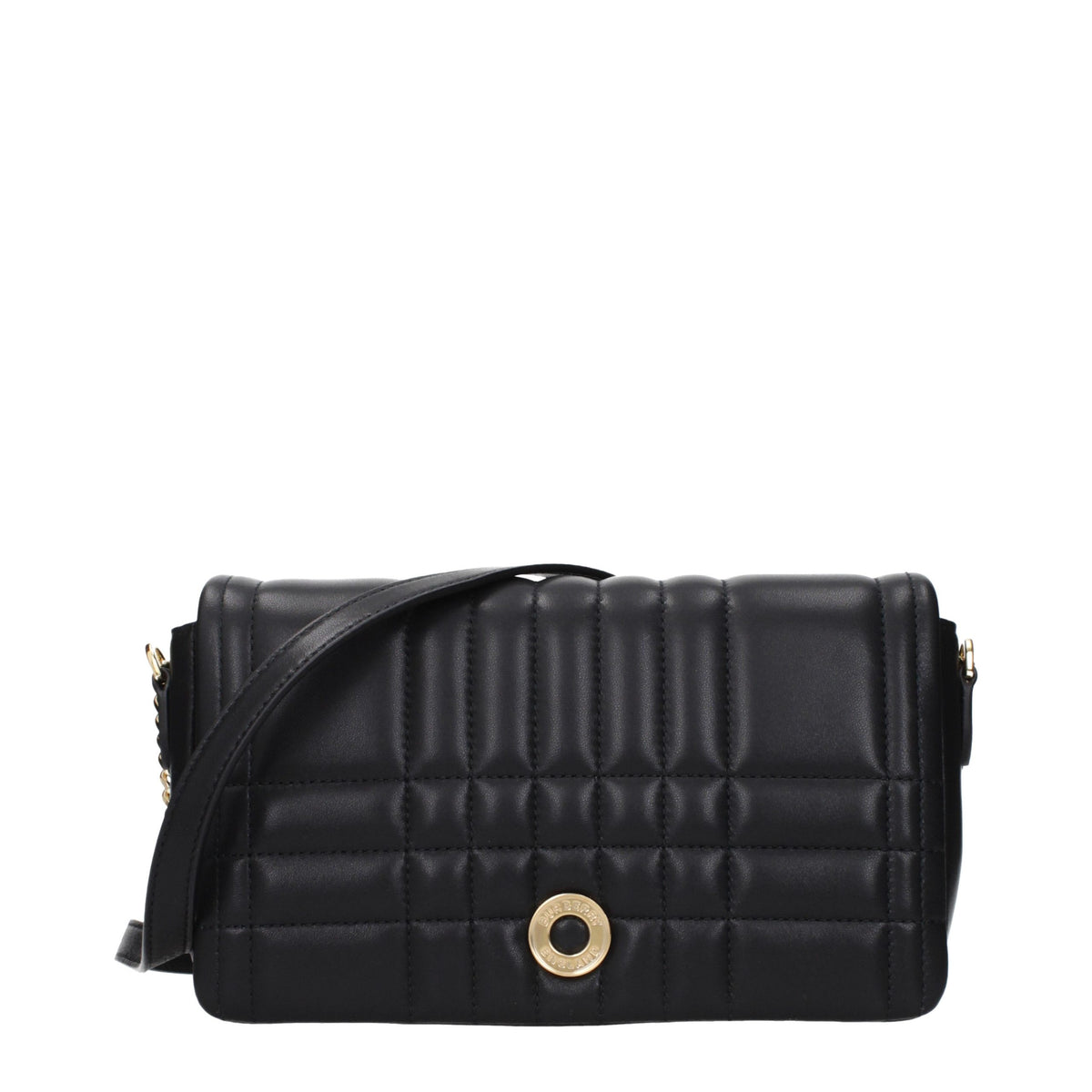 Sac à bandoulière Burberry femme en cuir noir – BU16603213431175BT