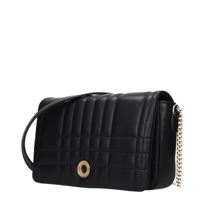 Sac à bandoulière Burberry femme en cuir noir – BU16603213431175BT