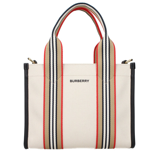 Sac à main Burberry femme en tissu beige – BU16603250131335BT