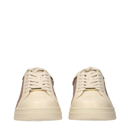 Baskets Jimmy Choo femme en cuir beige – JI-15678502699273