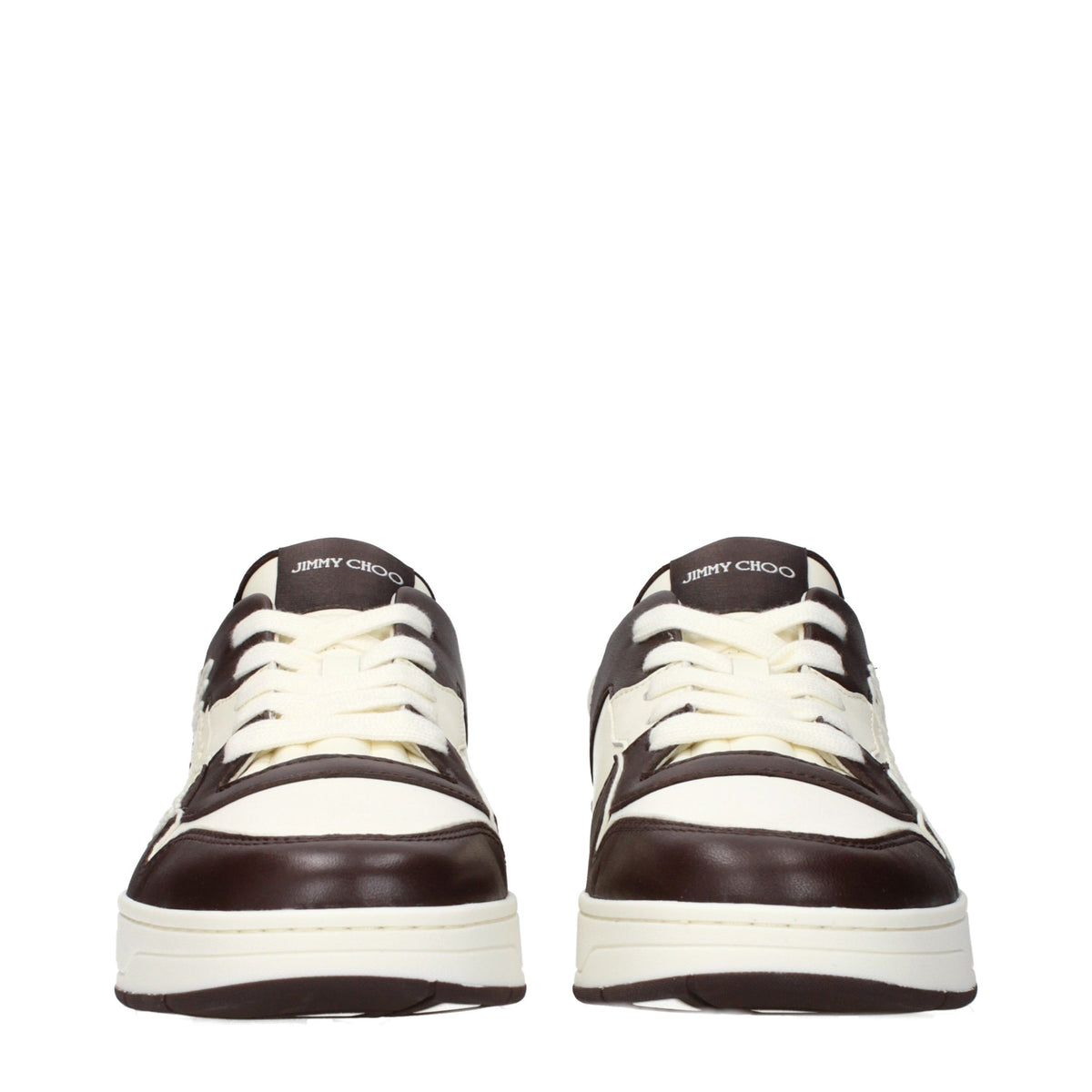 Baskets Jimmy Choo homme en cuir beige – JI-15678509285641