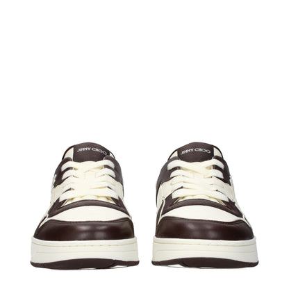 Baskets Jimmy Choo homme en cuir beige – JI-15678509285641