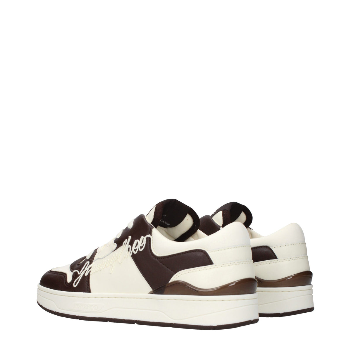 Baskets Jimmy Choo homme en cuir beige – JI-15678509285641