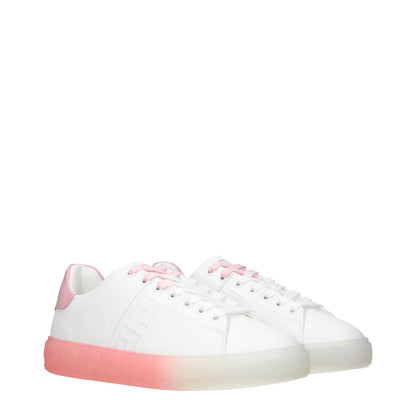 Baskets Versace femme en cuir blanc – VE-16584247968135