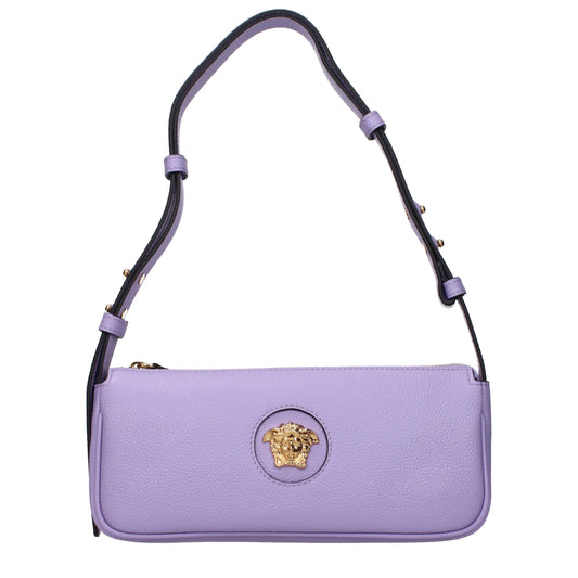 Sac porté épaule Versace femme en cuir violet – VE16609181008263BT