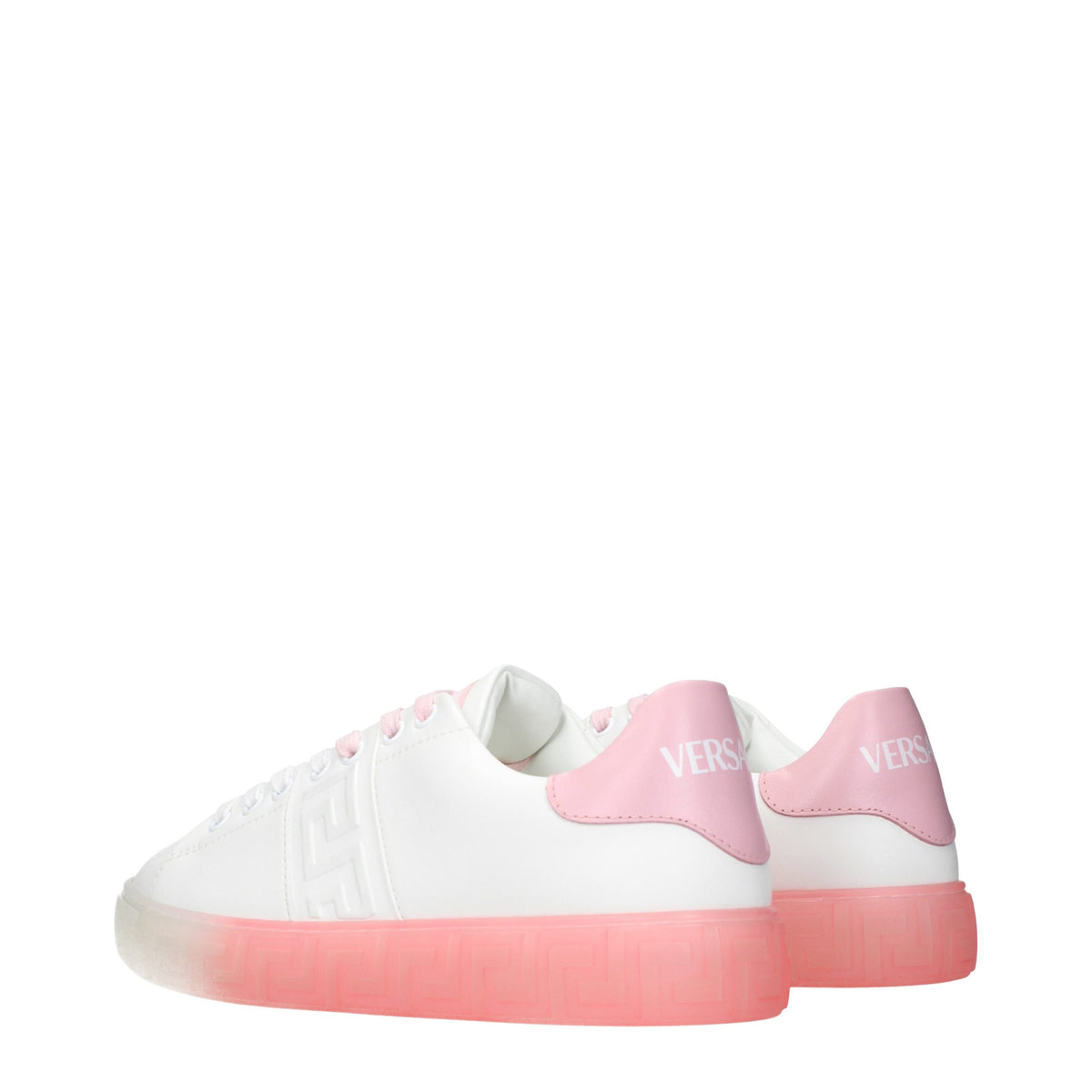 Baskets Versace femme en cuir blanc – VE-16584247968135