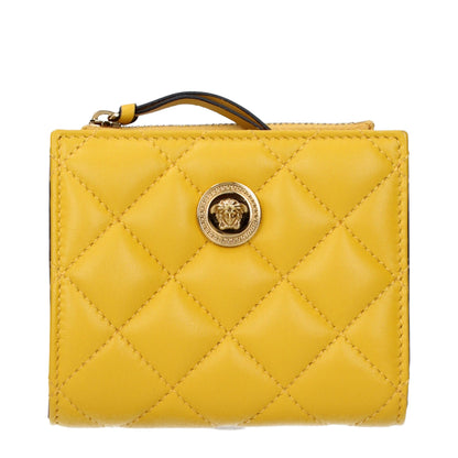 Versace Yellow Leather Wallet