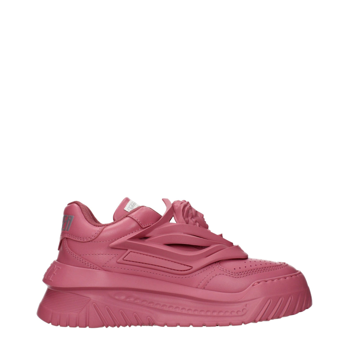 Baskets Versace femme chunky en cuir rose – VE-16611578446215