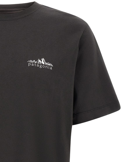 PATAGONIA Black Cotton T-Shirt
