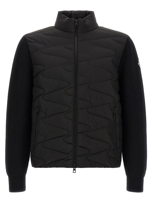 Moncler Black Polyamide Cardigan
