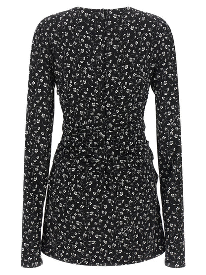 Robe courte Dolce & Gabbana femme en soie noire – DO-345691