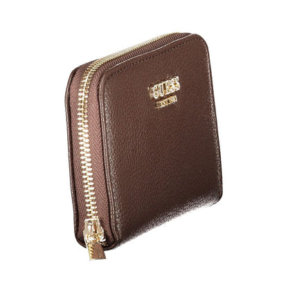 Portefeuille Guess Jeans femme Melody en polyuréthane marron – GU-48484