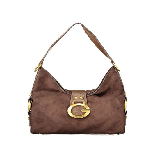 Sac porté épaule Guess Jeans femme Camden en polyester marron – GU-48499