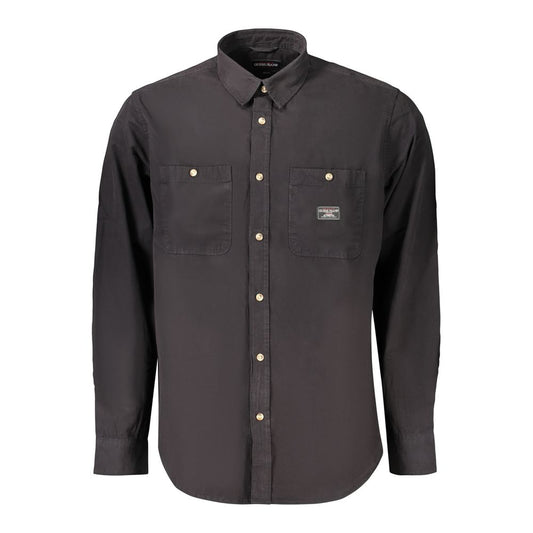 Chemise Guess Jeans homme en coton noir – GU-48488