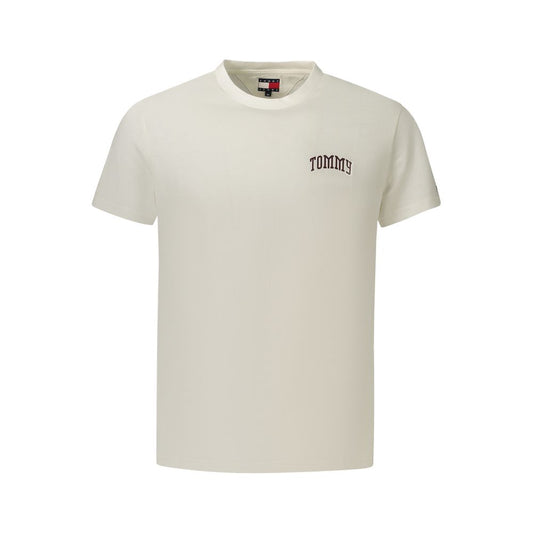 Tommy Hilfiger White Cotton Mens T-Shirt