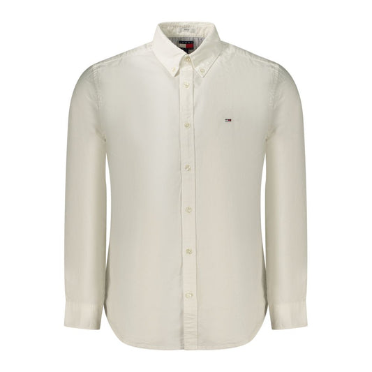 Tommy Hilfiger White Cotton Men's Shirt
