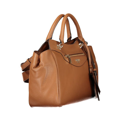 Sac à main Guess Jeans femme Antonia en polyuréthane marron – GU-48546