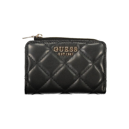 Portefeuille Guess Jeans femme Juliet en polyuréthane noir – GU-48490