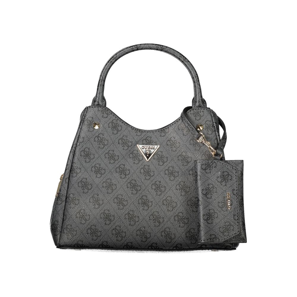 Sac à main Guess Jeans femme Lorella en polyuréthane noir – GU-48495