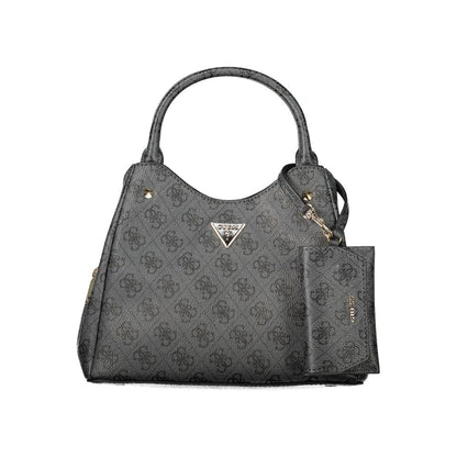 Sac à main Guess Jeans femme Lorella en polyuréthane noir – GU-48495