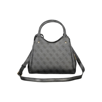 Sac à main Guess Jeans femme Lorella en polyuréthane noir – GU-48495