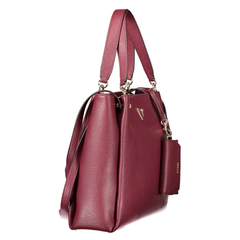 Sac à main Guess Jeans femme Lorella en polyuréthane rouge – GU-48498