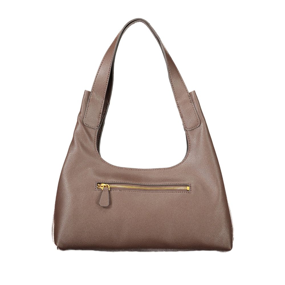 Sac porté épaule Guess Jeans femme Sunset en polyuréthane marron – GU-48502