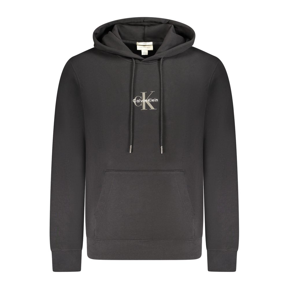 Calvin Klein Black Cotton Menswear Hoodie