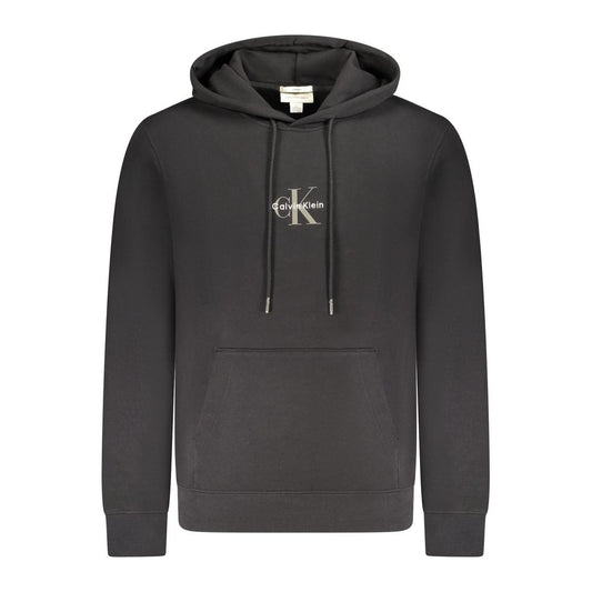 Sweat à capuche Calvin Klein homme en coton noir – CA-48747