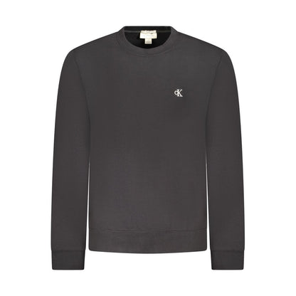 Calvin Klein Black Cotton Menswear Sweatshirt