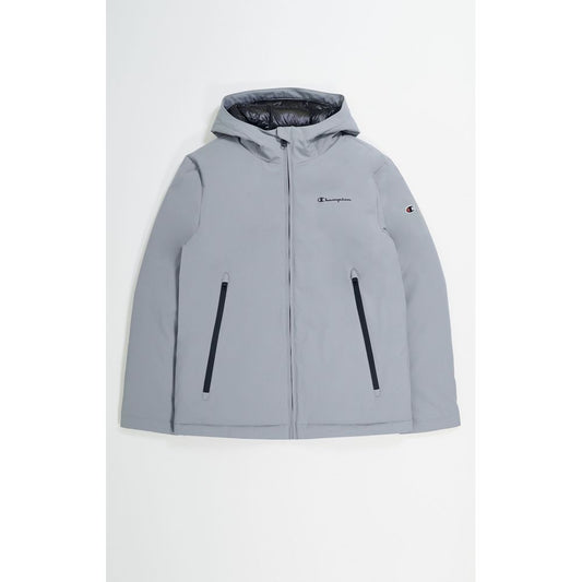 Doudoune Champion homme en polyamide gris clair – CH-219193