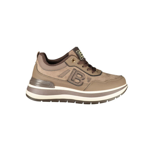 Baskets Laura Biagiotti femme en polyuréthane marron – LA-48880