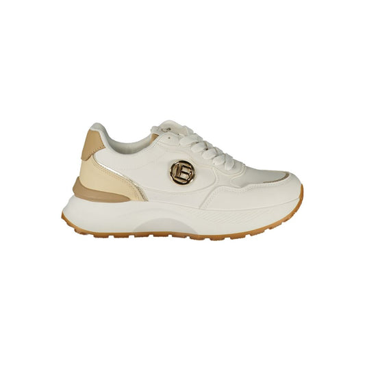 Baskets Laura Biagiotti femme en polyuréthane blanc – LA-48883