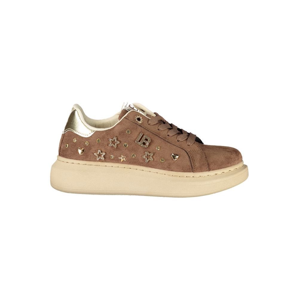 Baskets Laura Biagiotti femme en polyuréthane marron – LA-48887