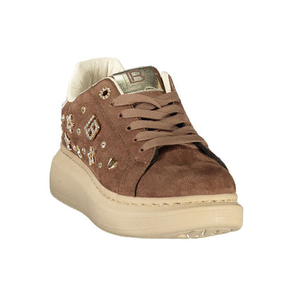 Baskets Laura Biagiotti femme en polyuréthane marron – LA-48887