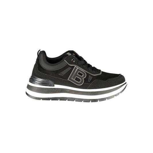 Baskets Laura Biagiotti femme en polyuréthane noir – LA-48892