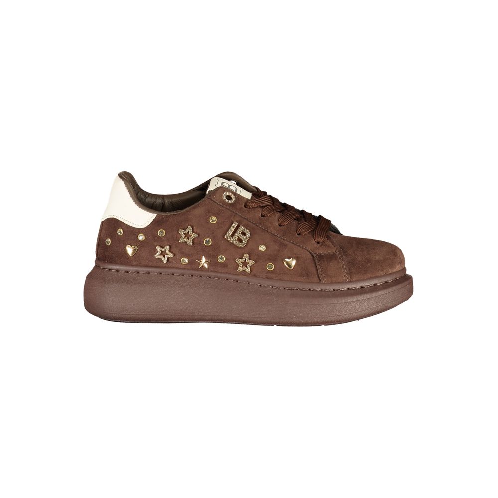 Baskets Laura Biagiotti femme en polyuréthane marron – LA-48901