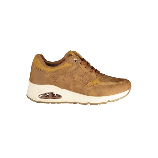 Baskets Laura Biagiotti femme en polyuréthane marron – LA-48902