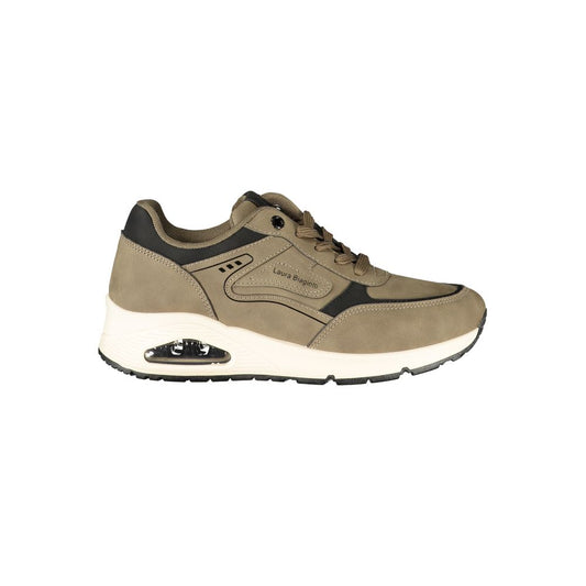 Baskets Laura Biagiotti femme en polyuréthane gris – LA-48872