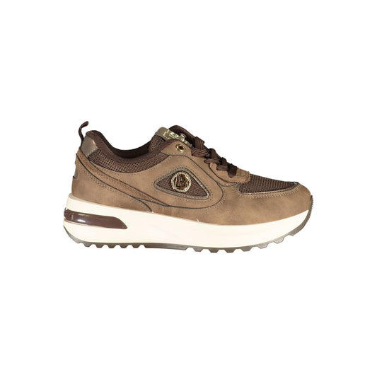 Baskets Laura Biagiotti femme en polyuréthane marron – LA-48911