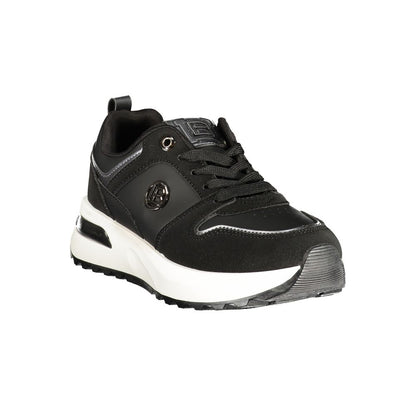 Baskets Laura Biagiotti femme en polyuréthane noir – LA-48926
