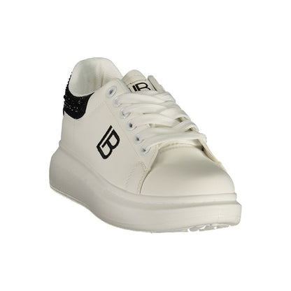 Baskets Laura Biagiotti femme en polyuréthane blanc – LA-48921