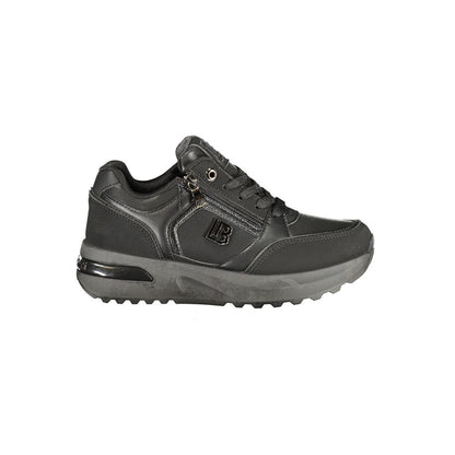 Baskets Laura Biagiotti femme en polyuréthane noir – LA-48922