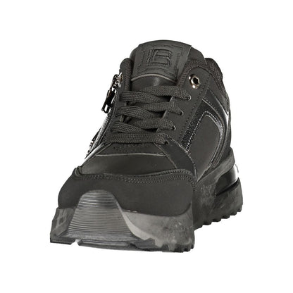 Baskets Laura Biagiotti femme en polyuréthane noir – LA-48922