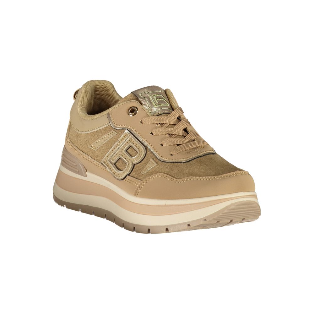 Baskets Laura Biagiotti femme en polyuréthane marron – LA-48929