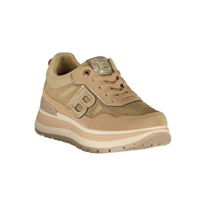 Baskets Laura Biagiotti femme en polyuréthane marron – LA-48929