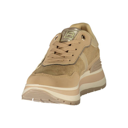 Baskets Laura Biagiotti femme en polyuréthane marron – LA-48929